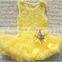 Baby Girl Dress for Birthday Party Rosette Dress With Wholesale Price for 0-3 Years Girl in China