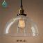 Jinsanye China supply cage lamps metal glass pendant lighting