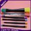 Professonal Kabuki Foundation Eyeliner Blush Contour Lip Powder Double head 6pcs cosmetics brush set