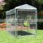 temporary galvanised fence 5'x10'x6' dog kennels with roof