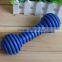 pet accessory pet toy factory dog ribbed dumbbell in China