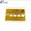 writeable gold printing master's certification QR card for cafe