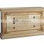 Bisini Luxurious Solid Wood Hand Carved Golden And Beige Complete Bedroom Set/European Classic Bedroom Furniture(MOQ=1 SET)