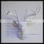 pure black resin deer head