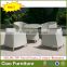 Leisure outdoor garden coffee furniture rattan table and chair