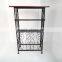 Metal frame Iron Brace French Style Kitchen Bathroom Side Table