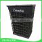 Household S4 colorful wicker laundry slim basket