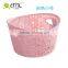 Lace Design Plastic Basket, Lace baskets, Plastic Round shape basket