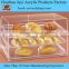 wholesale Alibaba hot sale clear acrylic cake stand bakery display showcase cabinet