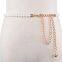 Wedding pearl chain belts