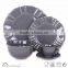 Embossed solid color cheap dinnerware set