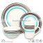 New design hand painting stoneware dinner set for home use daily use handpainted dinner set