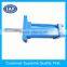 Single plate double screen cavities extrusion screen changer