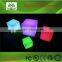 Plastic battery operated led chair illuminated glowing square