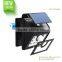 8 LED Black Outdoor Solar Powered Security integrated solar street light