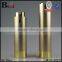 30ml 50ml  china high quality fancy gold UV plastic cosmetic airless bottle rotary pump for personal care lotion serum