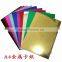 A4 size 250gsm metallic paper with many colors
