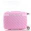 cheap pink abs luggage sets