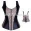 Victoria Front Zipper Fullbust Half Set Double Color Corsets