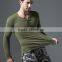 New 100% Cotton Long Sleeve Cultivate One's Morality Men's Outdoor Army Custom T-shirts
