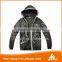 Winter men's short thick padding bomber black down jacket wholesale