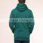 2016 cheap stylish custom casual blank green extended hoodie