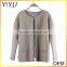 2016 Latest Designs long sleeve 100% cashmere cardigan sweater