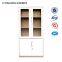 4 door metal storage cabinet glass filing cabinet high white for sale
