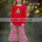 top selling christmas trees embroidery cotton girls wholesale wear