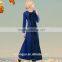 women elegance muslim dress/xge women lace hemp abaya kaftan dresses/ pink islamic muslim women dress