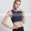 New Women Sports Yoga Tube Top Tank Quick Drying S-XL Fitness Girls Sexy Out Sleeveless Backless Cross Tank