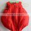 strawberry shaped plush thick winter vest for children