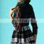 Simple and elegent stripe clothes sleeveless dress design