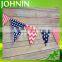Wholesale high quality customized decoration pennant triangle flag outdoor bunting