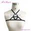 New Designs Custom Latest Fashion Black Harness Bralette Sexy Bra