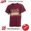 Design Soft Combed Cotton Jersey T-Shirt Baseball with sublimation