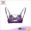 New product promotion hollow out flower pattern eco-friendly girls hot sexy bra