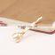 New Fashion Elegant Silver/Gold Scissor Shape Hair Clip Accessories For Women