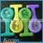 Flower Shape Japan Movt Silicone Nurse Pin Watch