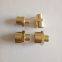 brass female nipple F3/8xF1/2 , BSP ,BSPT,NPT,G,ZG thread adaptor