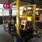XYX-130 wheeled hydraulic water well drilling rig easy to move Trailer type water well drilling rig for sale