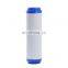 YUNDA FILTER 10"coconut shell gac granular activated carbon filter cartridge for RO water filter system price