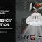 Lightide IP65 rated 100 Watts Emergency UFO LED Industrial Light Battery Backup and 5 years warranty