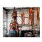 Red Copper Alcohol Reflux Distillation Equipment Flask Column Distiller