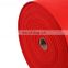 Red color needle punched  polyester felt roll