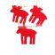 wholesale laser cutting colorful sock shape pendant felt christmas tree decoration