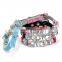Luxury cat neck belt rhinestone heart cat collar genuine leather