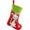 Embroidered Pets Kitty Cat Pattern Christmas Stockings Xmas Gifts Party Decoration Christmas stocking pattern