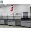 SGS approved lab furniture adjustable work bench lab table with sink