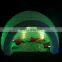 Outdoor large inflatable floating igloo led tent house camping / Inflatable dome event party tent price with light for sale